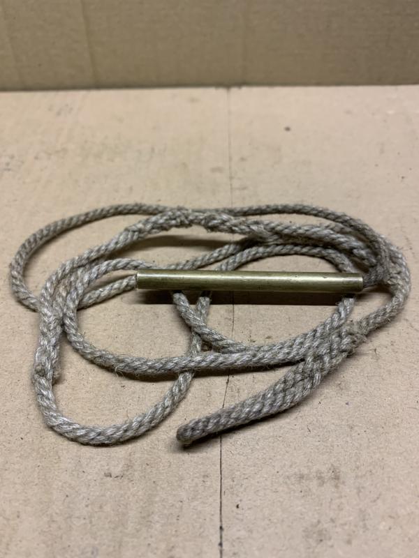 LEE ENFIELD 303 BRASS PULL THROUGH AND CORD. UNUSED.