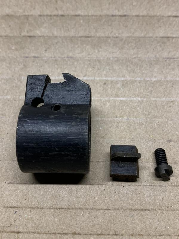 LEE ENFIELD NO4 MK1 FRONT SIGHT SPLIT BASE BLOCK AND SCREW