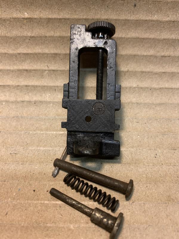 LEE ENFIELD NO5 JUNGLE CARBINE REAR SIGHT AND PARTS