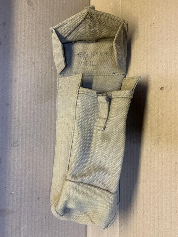 BRITISH AMMO POUCH. MECO 1953 MARKED