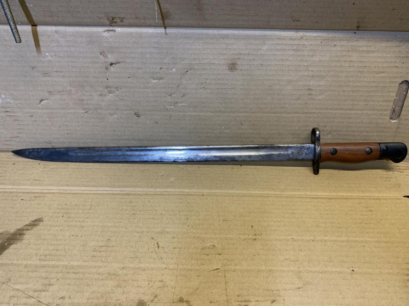 LEE ENFIELD WW1 SMLE  P1907 BAYONET WILKINSON MADE DATED 3-15