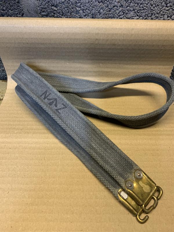 LEE ENFIELD GENUINE No4/ SMLE SLING. WITH NEW NZ STAMP MARK GOOD CONDITION