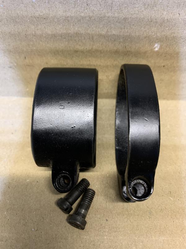 LEE ENFIELD No4 MILLED SAVAGE MARKED BANDS. BOTH SAVAGE MARKED.