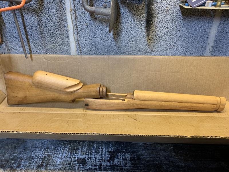 LEE ENFIELD L42A1 WOOD SET. REPRODUCTION