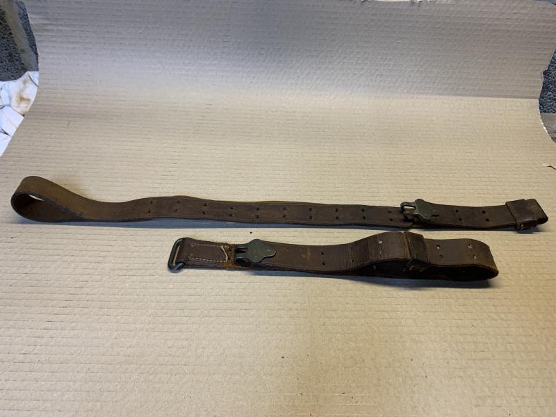 WW1 SCARCE ORIGINAL M907 PATTERN 17 TWO PIECE LEATHER SLING