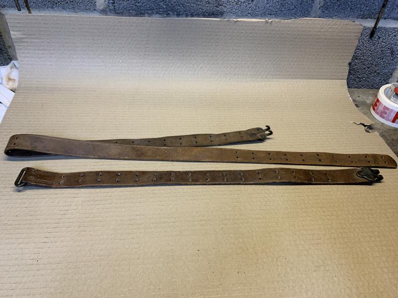 WW1 SCARCE ORIGINAL M907 PATTERN 17 TWO PIECE LEATHER SLING