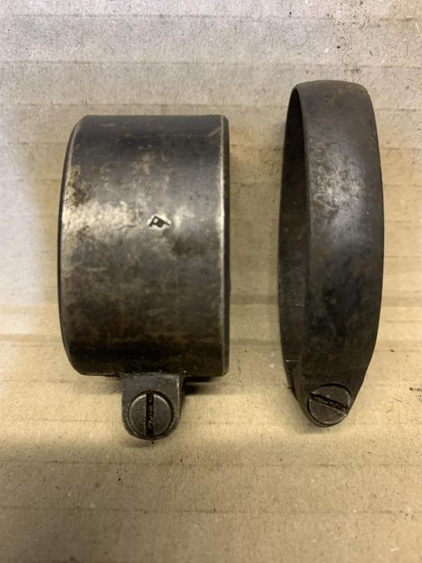LEE ENFIELD No4 MILLED LONGBRANCH BANDS.BOTH LB MARKED.