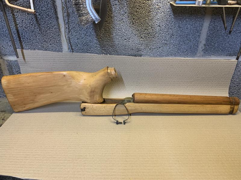 LEE ENFIELD No4 HEAVY BARREL TARGET WOOD SET. CONVERTED BY A.J.PARKER.