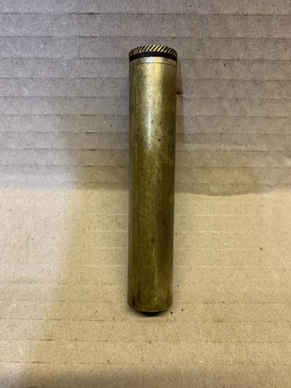 LEE ENFIELD SMLE /ROSS RIFLE 1915 CANADIAN WW1 BRASS OILER HB15 MARKED