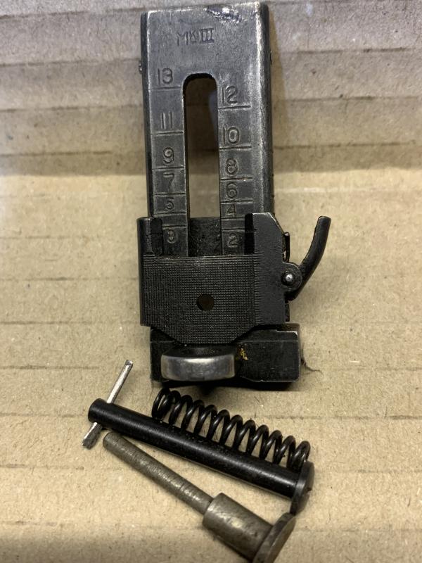 LEE ENFIELD No4 REAR SIGHT AND PARTS.