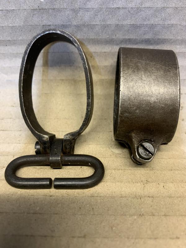 LEE ENFIELD NO4 MILLED BAND SET AND SWIVEL